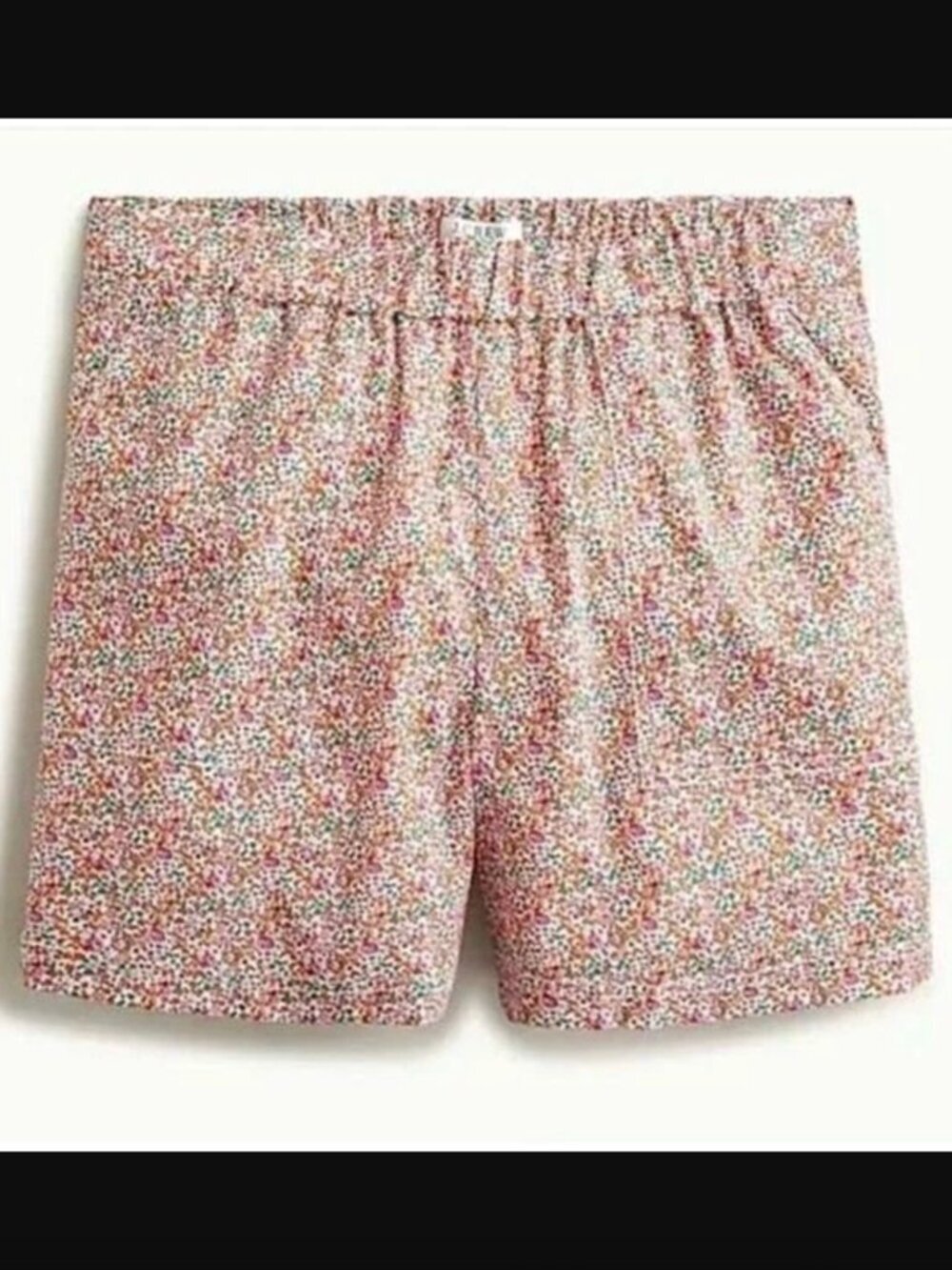JCrew x Liberty Fabric Preppy Ditsy Floral UK HighWaist Pull-on Shorts sz S